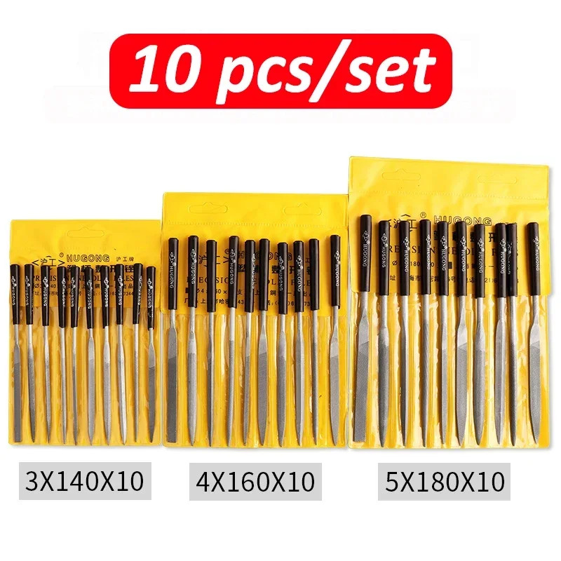 Woodworking Files - WEELEE 10pcs Metal Needle File Set