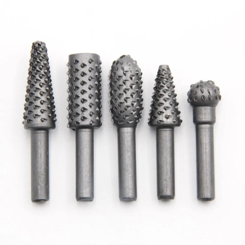 Woodworking Files - 5pc Silver Woodworking Wolf Tooth Stick