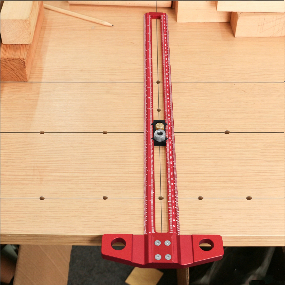 Woodworking Marking Gauge - Woodworking T-Square Marking Gauge, Layout Scriber