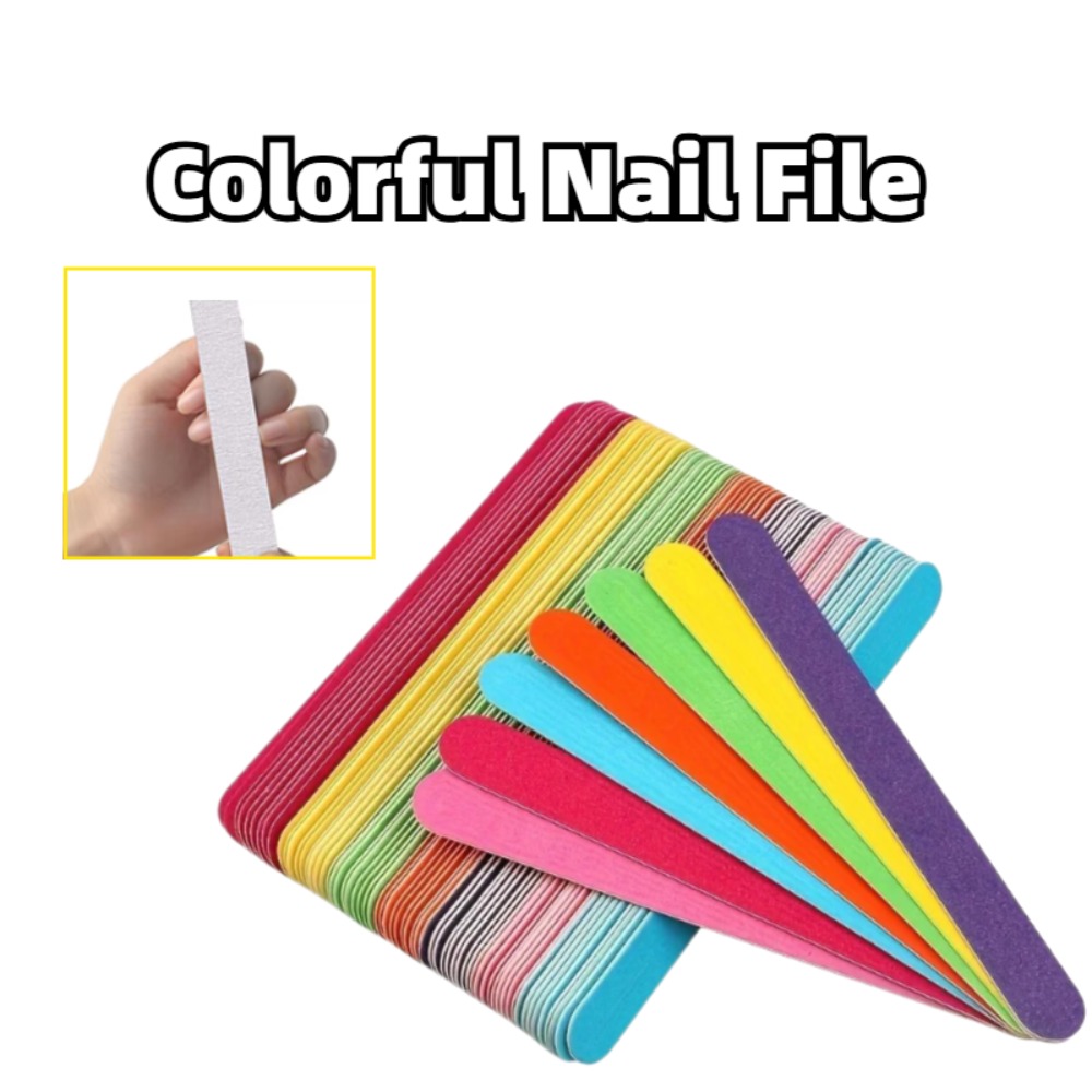 Woodworking Files - Wooden Nail File Colorful Sandpaper Buffer