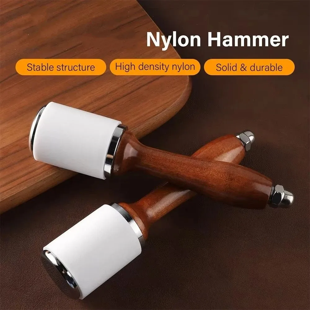 Mallet Wood Handle Nylon Hamme - Wooden Mallet Carving ulasan dan harga