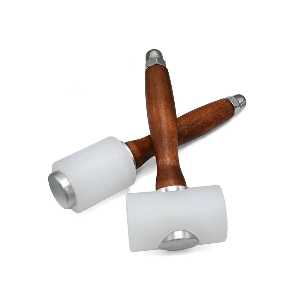 Mallet Wood Handle Nylon Hamme - Wooden Mallet Carving ulasan dan harga
