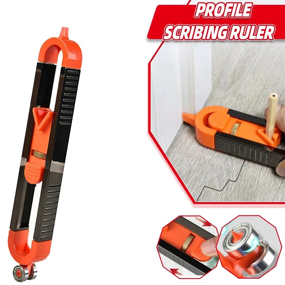 New Profile Scribing Ruler Con - Woodworking Marking Gauge ulasan dan harga