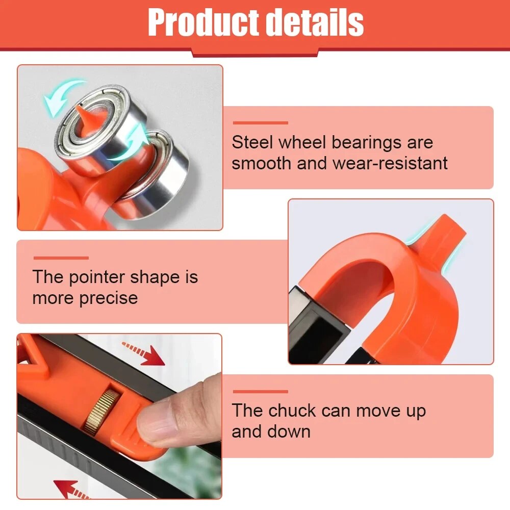 New Profile Scribing Ruler Con - Woodworking Marking Gauge ulasan dan harga