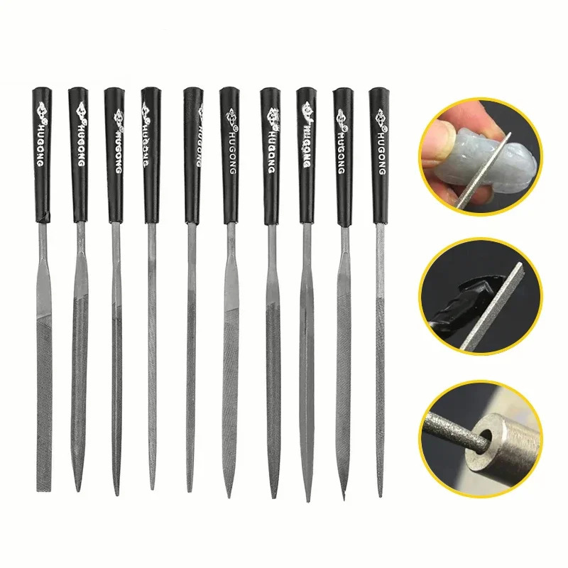 WEELEE 10pcs Metal Needle File - Woodworking Files ulasan dan harga