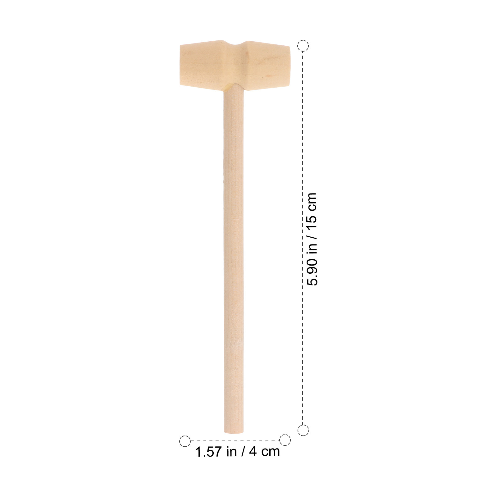 20Pcs Kid Wooden Mini Mallet U - Wooden Mallet Carving ulasan dan harga