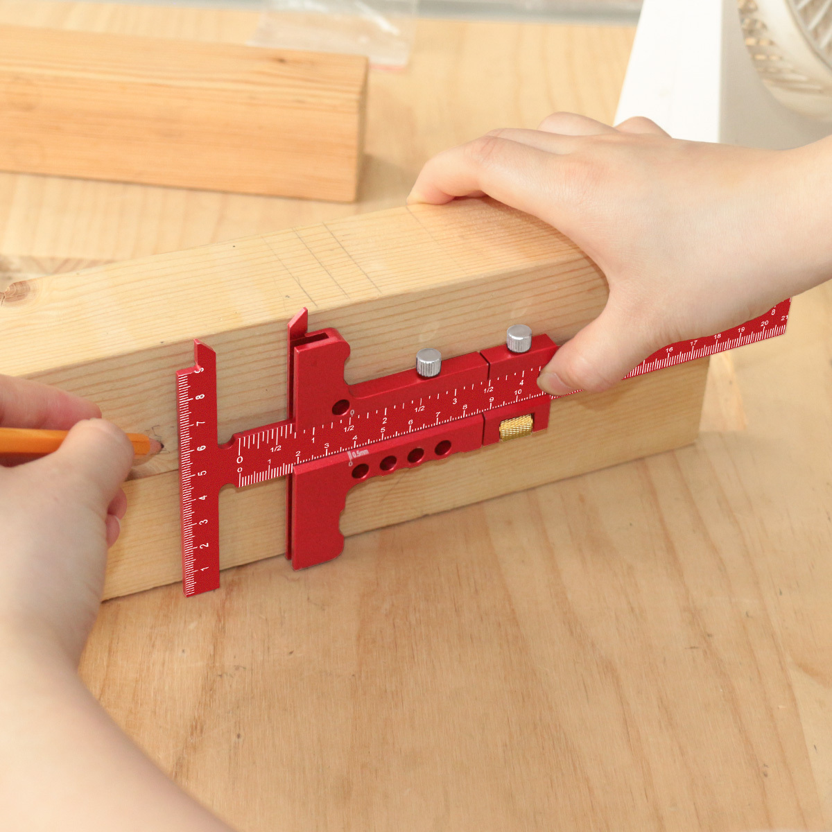 Woodworking T-Square Scribing  - Woodworking Marking Gauge ulasan dan harga