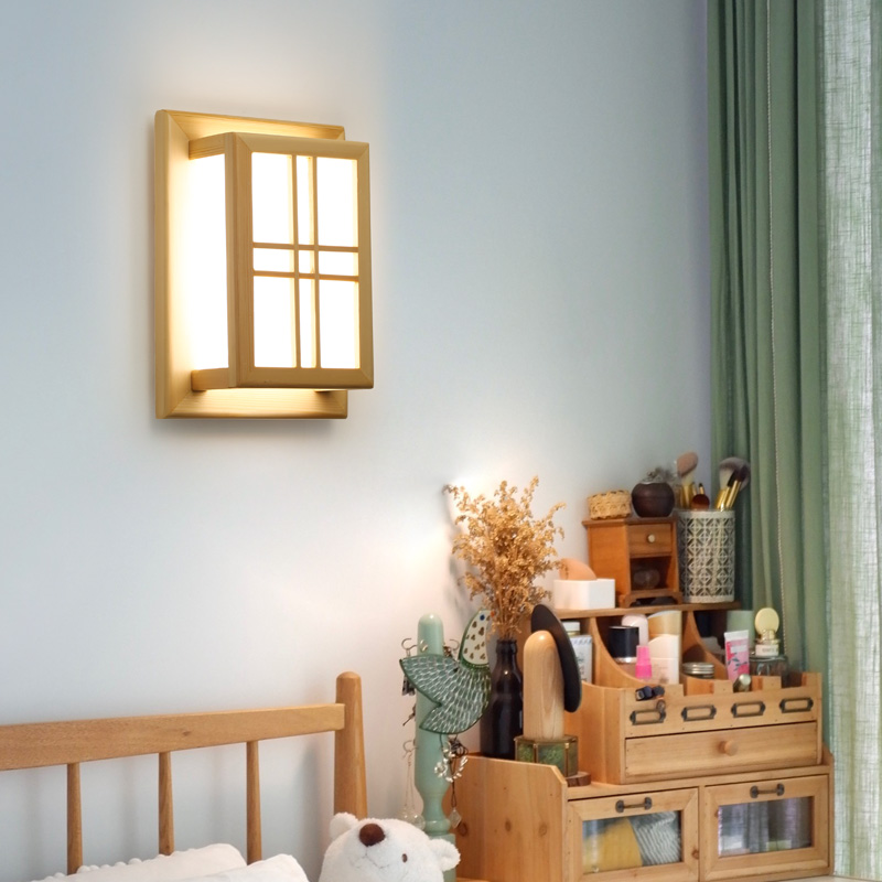 Japanese Style Wall Lamp Solid - Woodworking Japanese ulasan dan harga