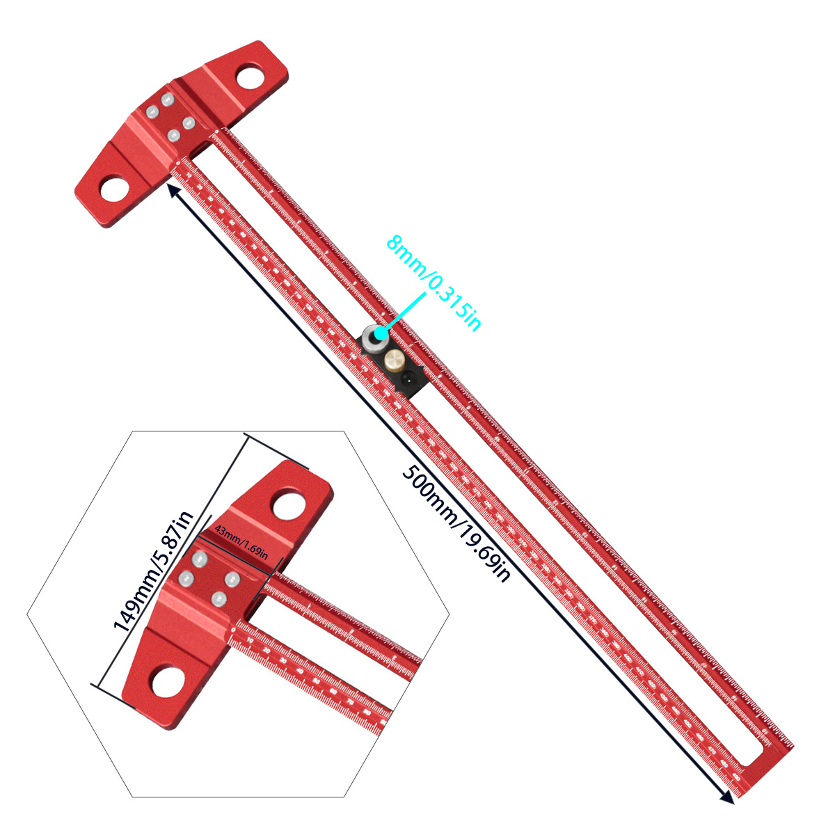 Woodworking T-Square Marking G - Woodworking Marking Gauge ulasan dan harga
