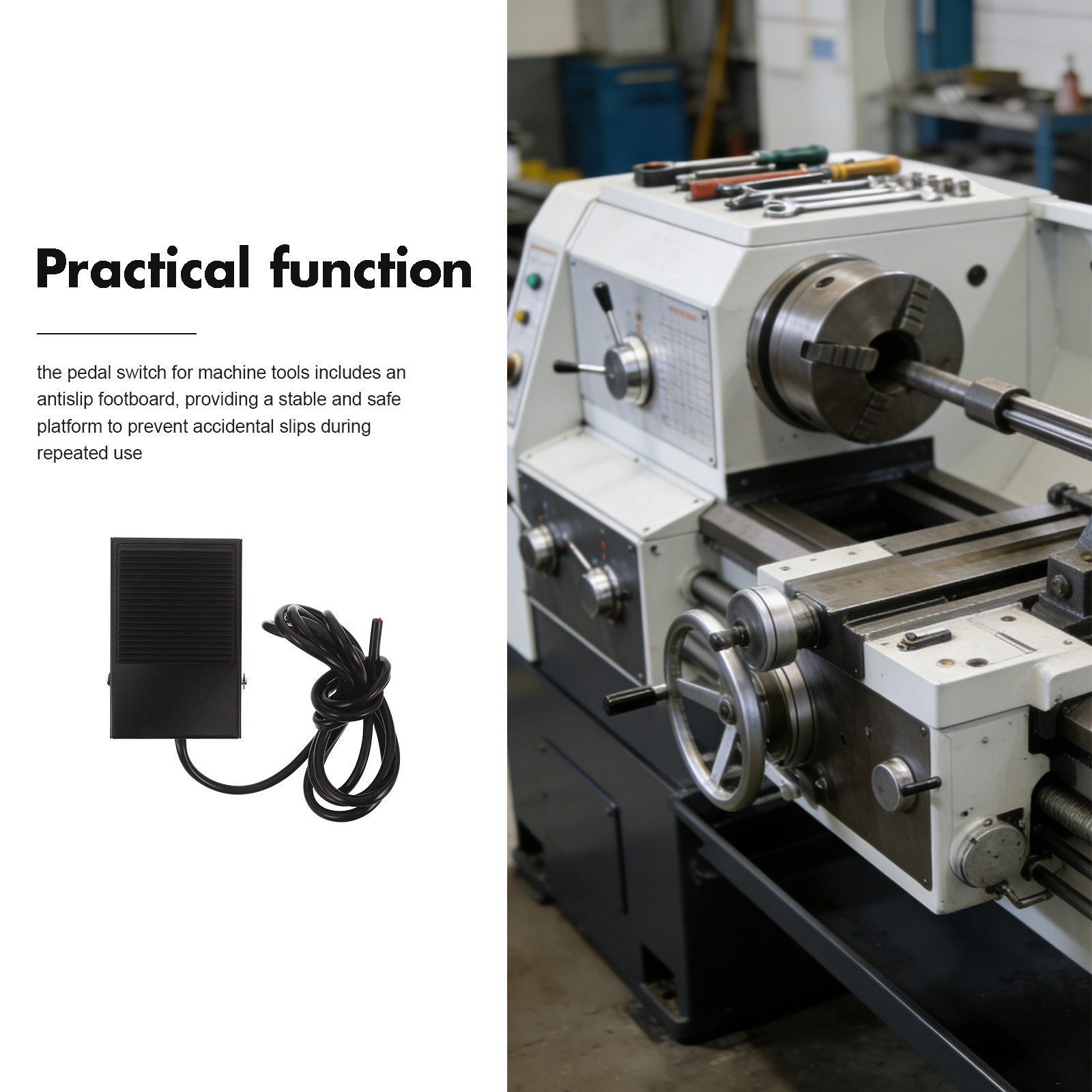 Momentary Foot Pedal Switch fo - Woodworking Machine ulasan dan harga