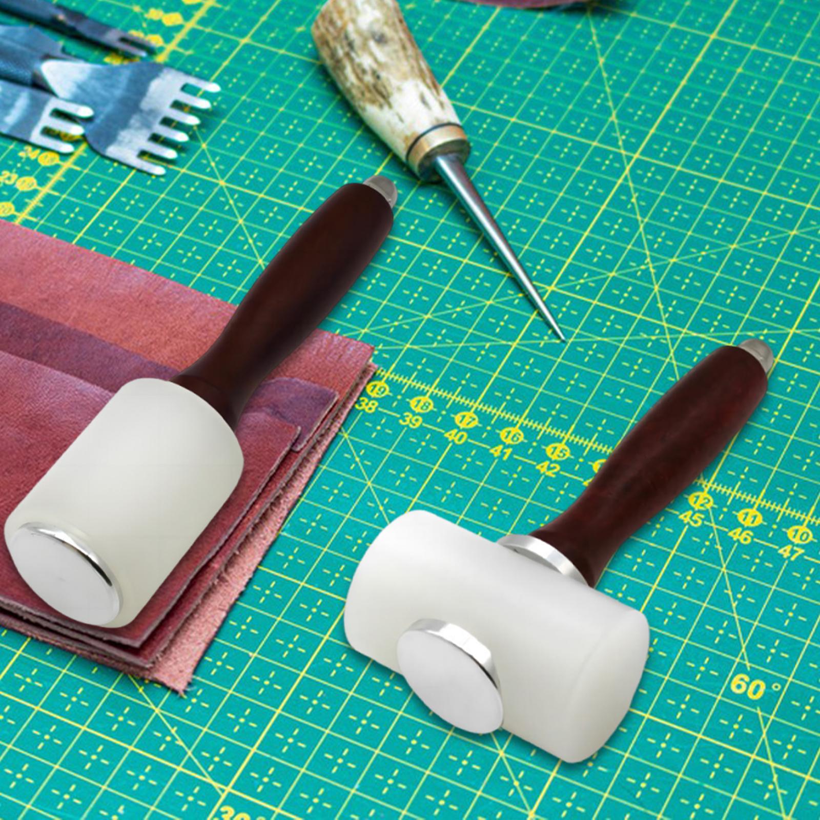 Durable Leathercraft Nylon Ham - Wooden Mallet Carving ulasan dan harga
