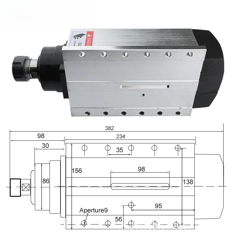 6KW square wind with flange, c - Woodworking Machine ulasan dan harga