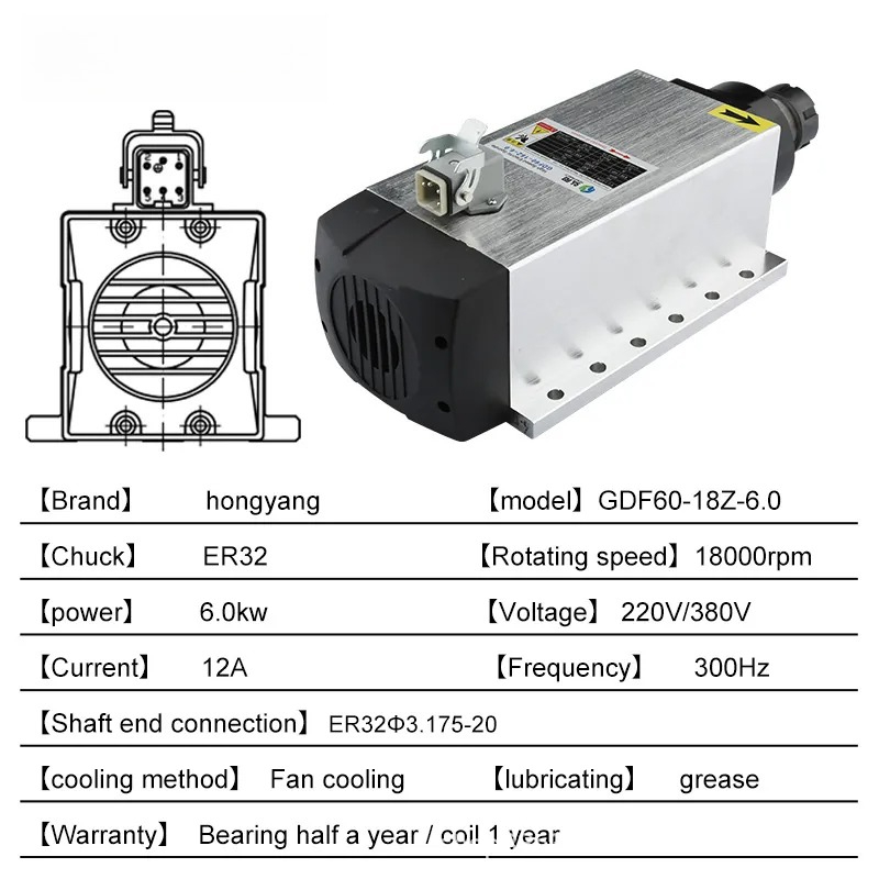 6KW square wind with flange, c - Woodworking Machine ulasan dan harga