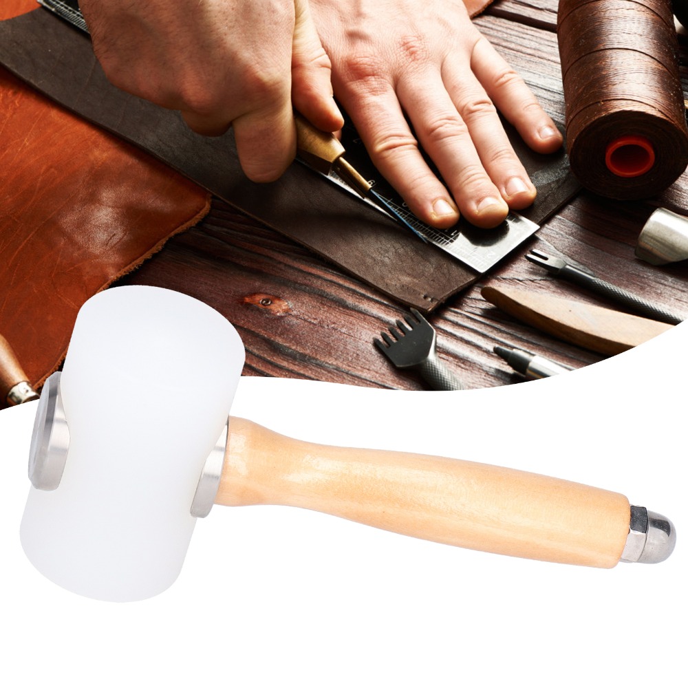 Length 19cm Leather Carving Ha - Wooden Mallet Carving ulasan dan harga