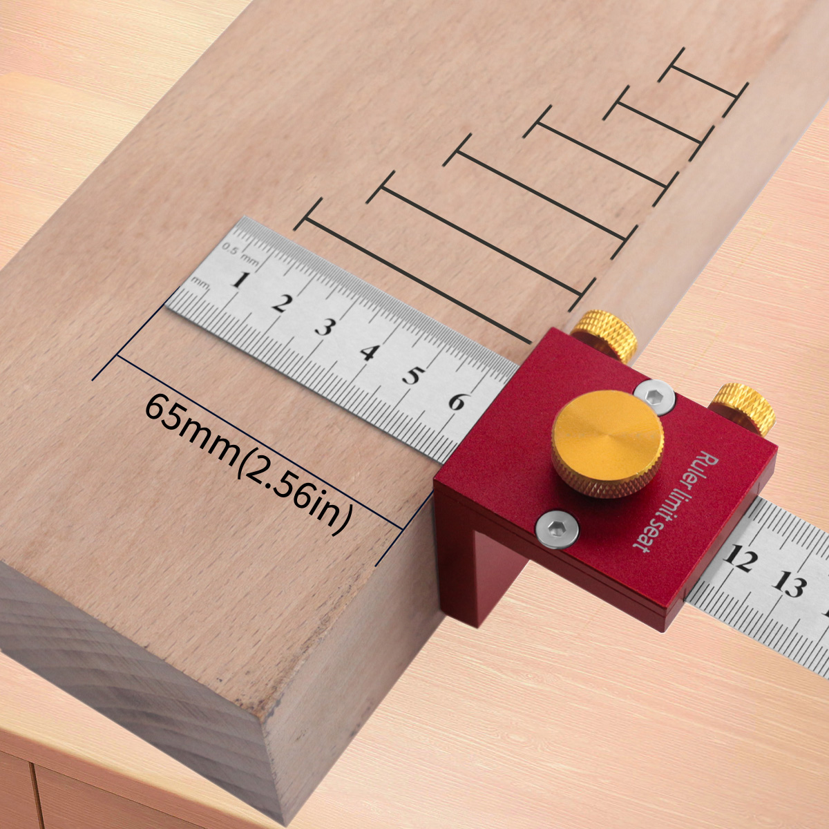 30cm/12 Inch Scribing Ruler 90 - Woodworking Marking Gauge ulasan dan harga