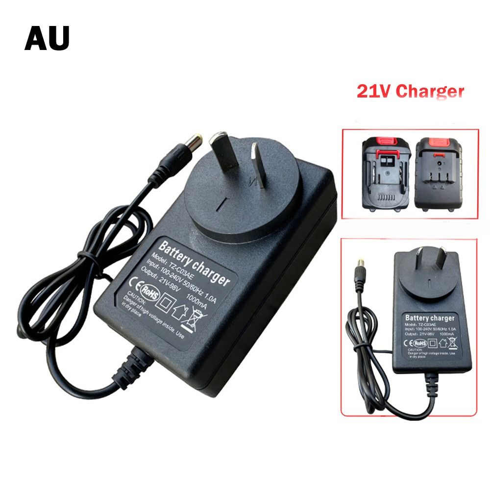 21V Lithium Battery Charger 1A - Woodworking Uk ulasan dan harga