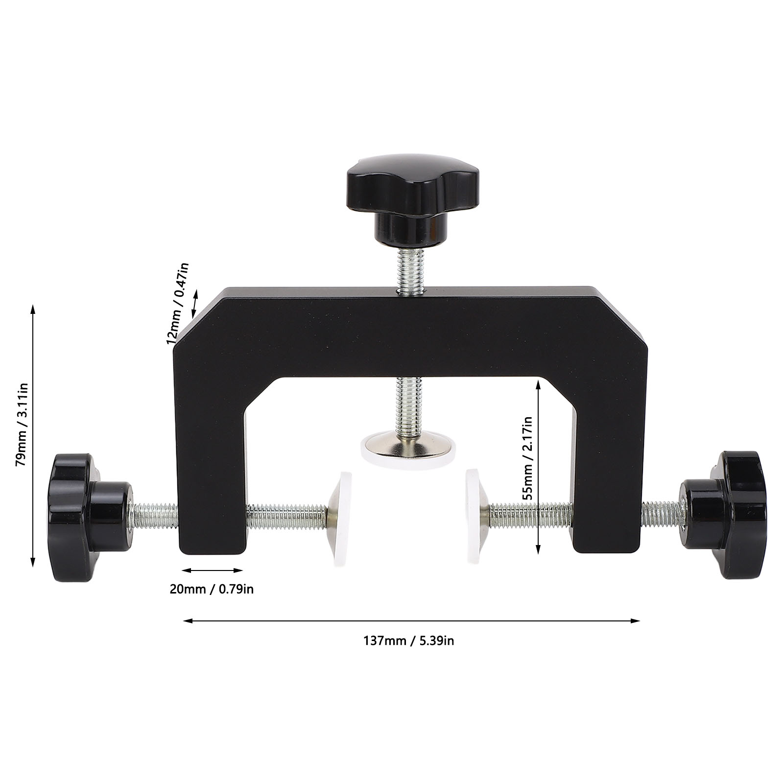 3 Way G Clamp Aluminium Alloy  - Woodworking Edge ulasan dan harga