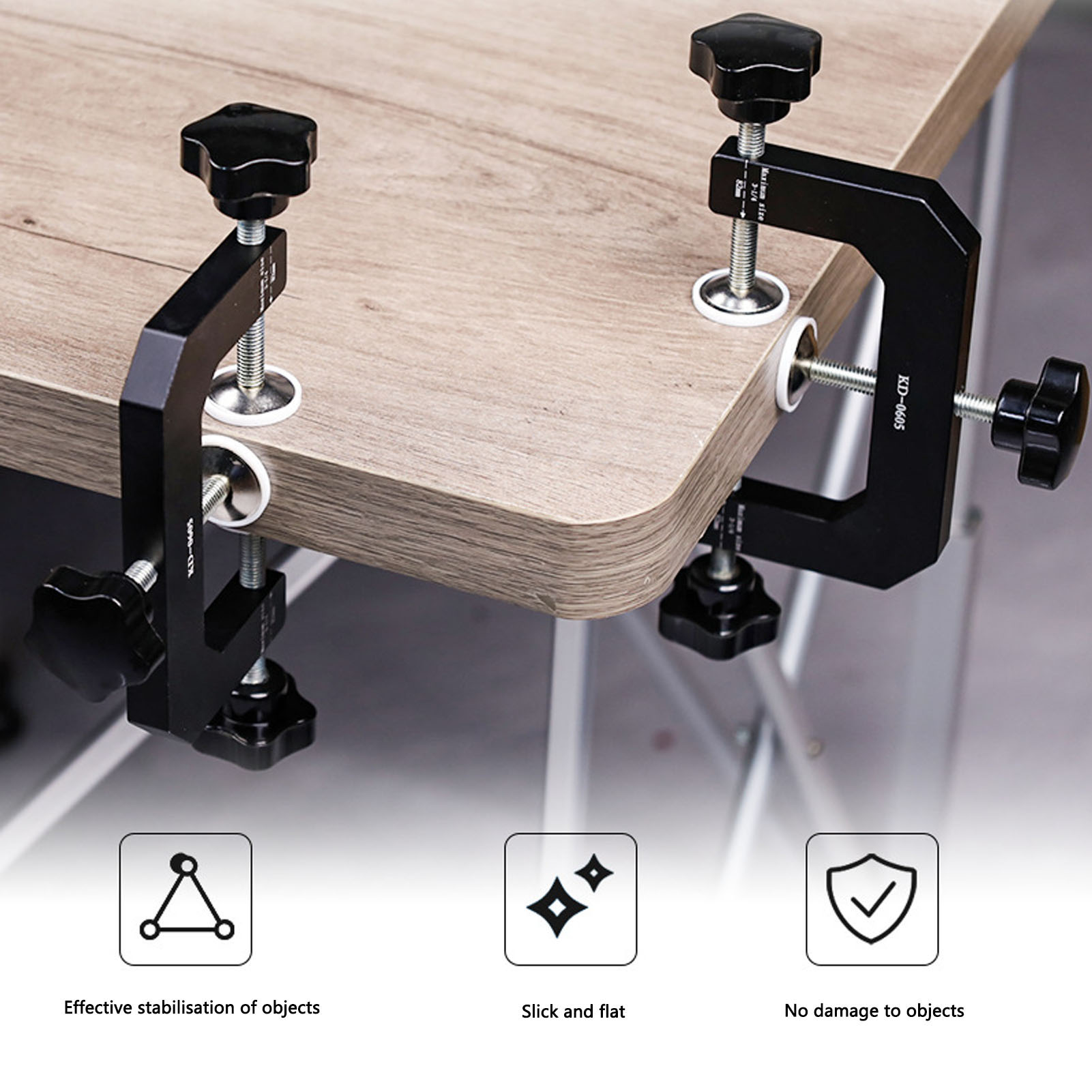 3 Way G Clamp Aluminium Alloy  - Woodworking Edge ulasan dan harga
