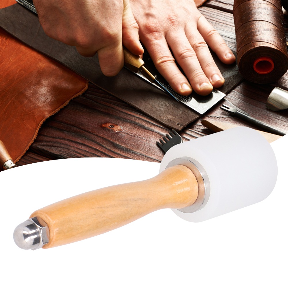 Multiple Materials Leather Car - Wooden Mallet Carving ulasan dan harga