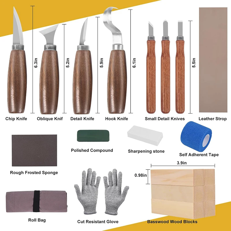 Wood Carving Kit Wood Carving  - Woodworking Kits For Adults ulasan dan harga