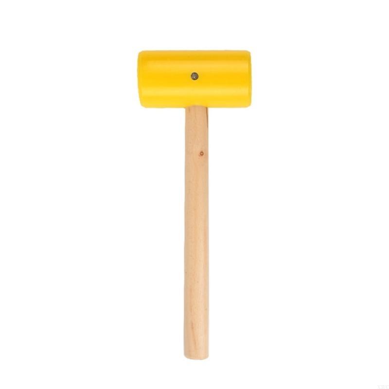 DIY Leather Crafts Mallet Long - Wooden Mallet Carving ulasan dan harga