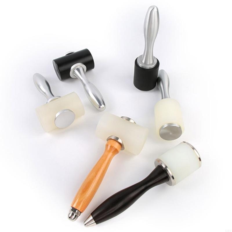 DIY Leather Crafts Mallet Long - Wooden Mallet Carving ulasan dan harga