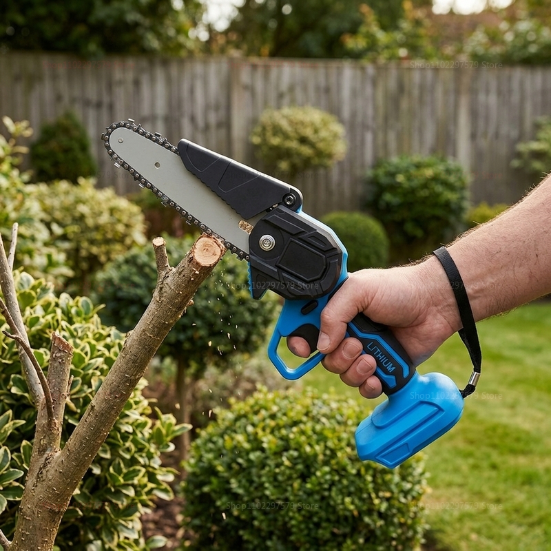 6 Inch Cordless Electric Chain - Woodworking Yard Projects ulasan dan harga