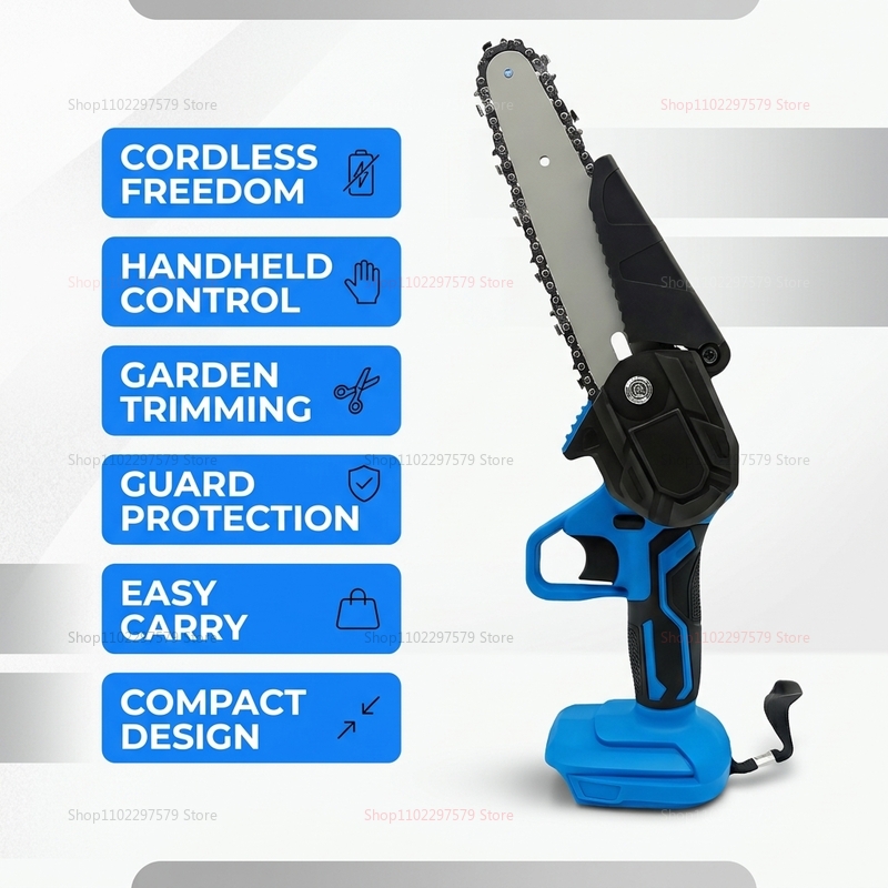 6 Inch Cordless Electric Chain - Woodworking Yard Projects ulasan dan harga
