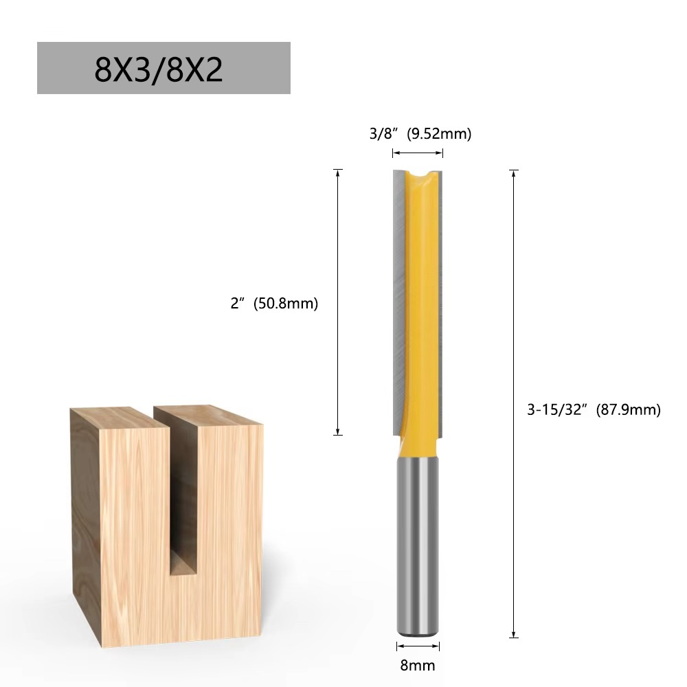 1PC 8MM Shank Milling Cutter W - Woodworking Edge ulasan dan harga
