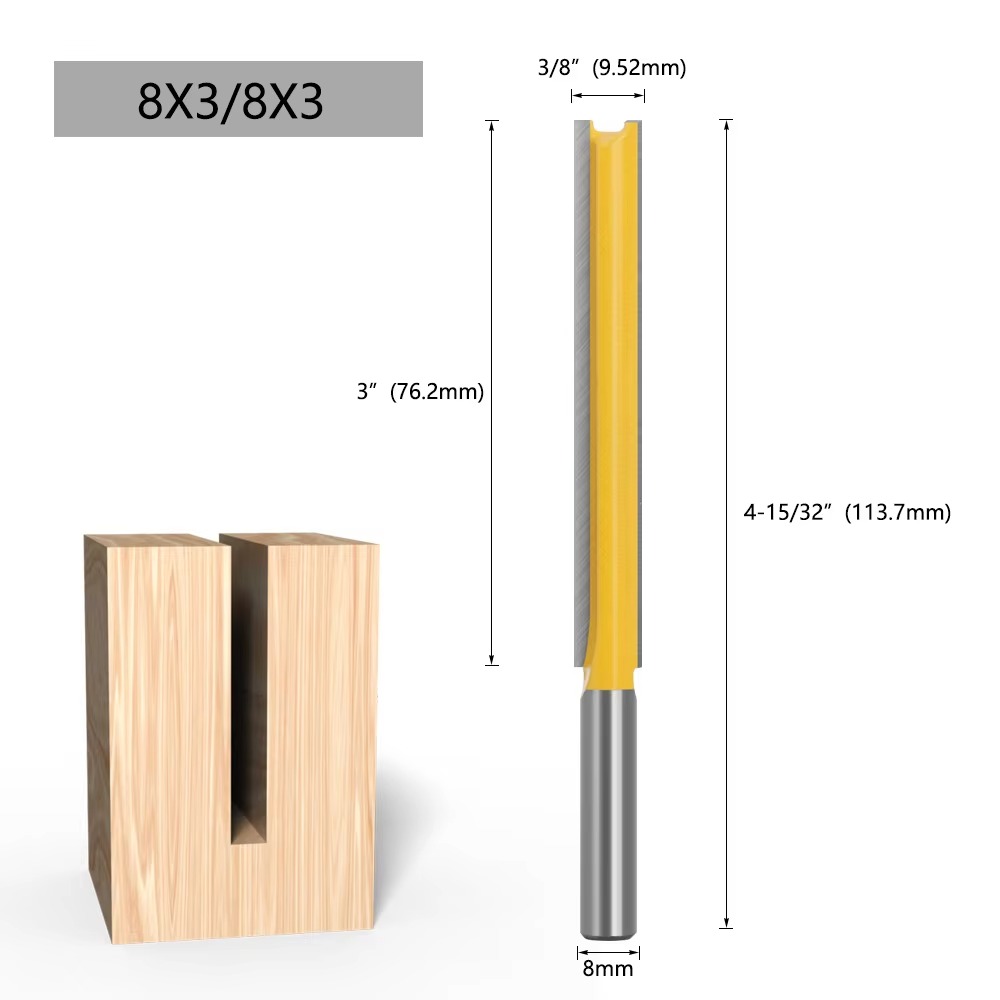 1PC 8MM Shank Milling Cutter W - Woodworking Edge ulasan dan harga