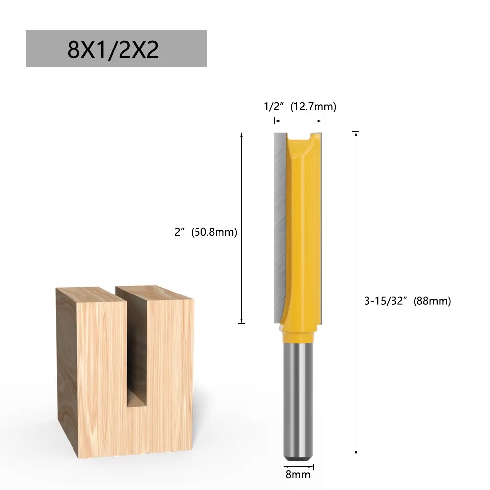 1PC 8MM Shank Milling Cutter W - Woodworking Edge ulasan dan harga