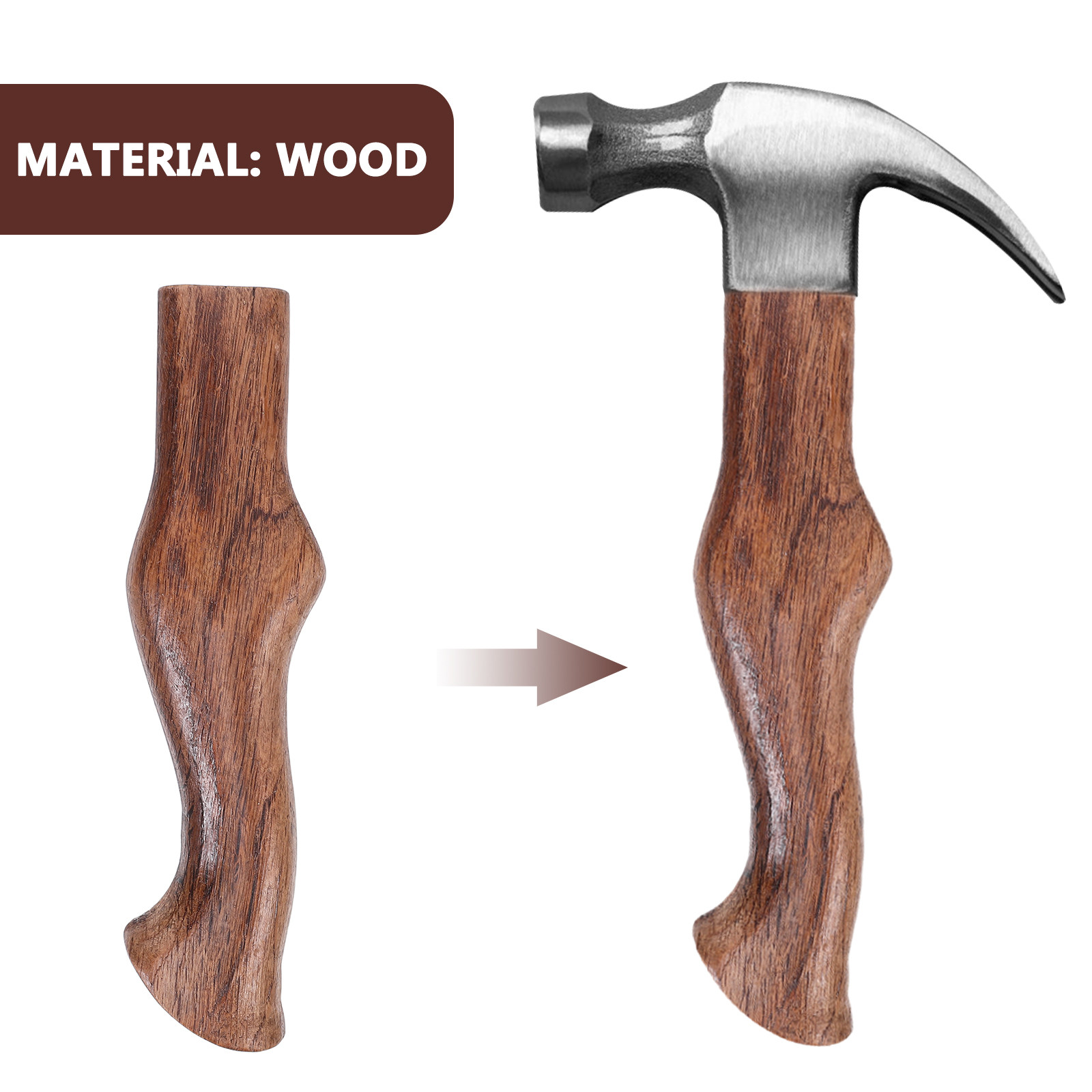 Wooden Axe Handle Replacement  - Woodworking Hatchet ulasan dan harga