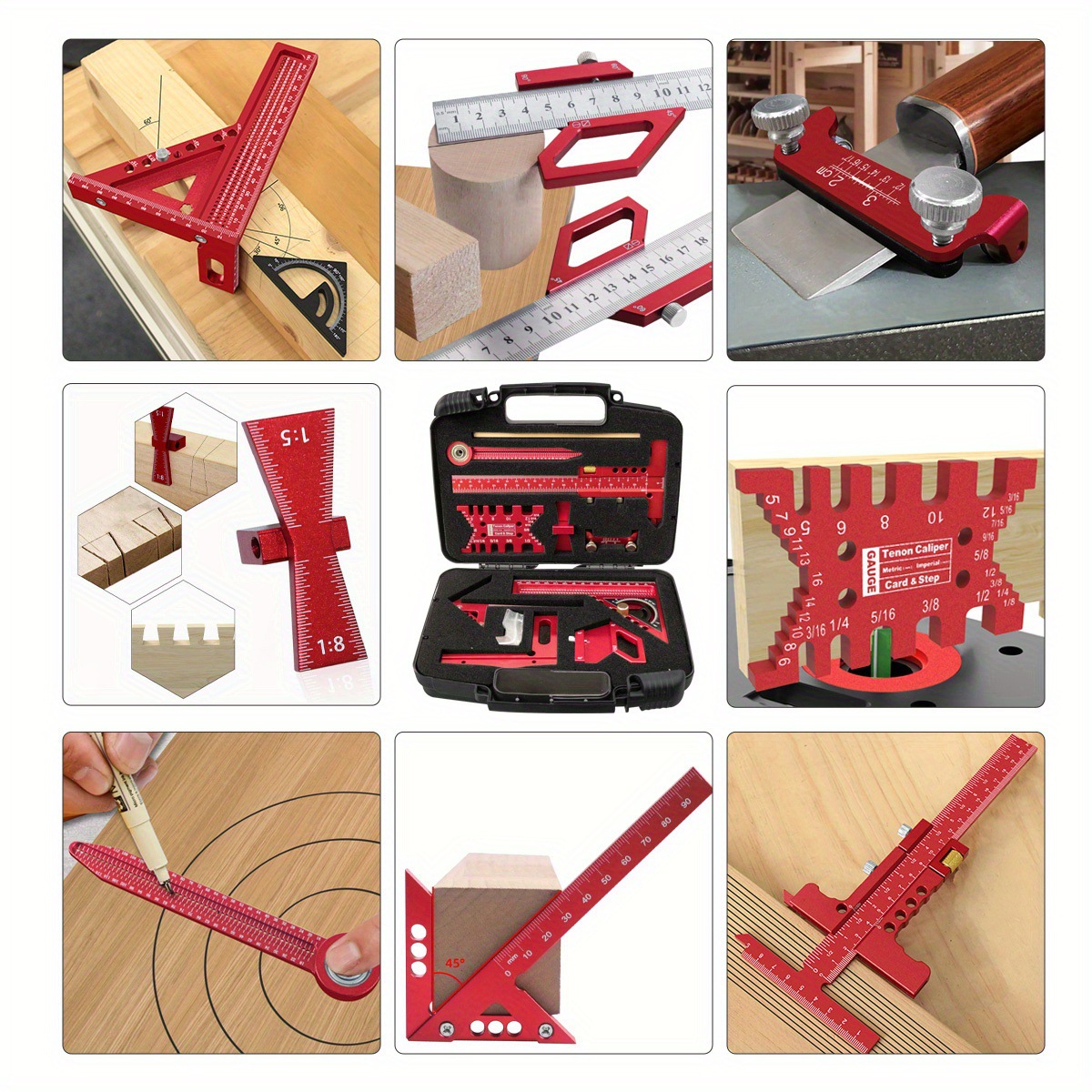 10-Piece Carpentry Measuring T - Woodworking Free Plans ulasan dan harga