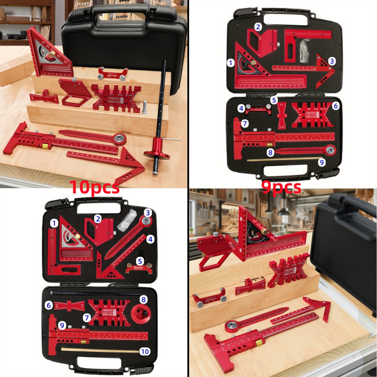 9pcs/10pcs Woodworking Measuri - Woodworking Free Plans ulasan dan harga