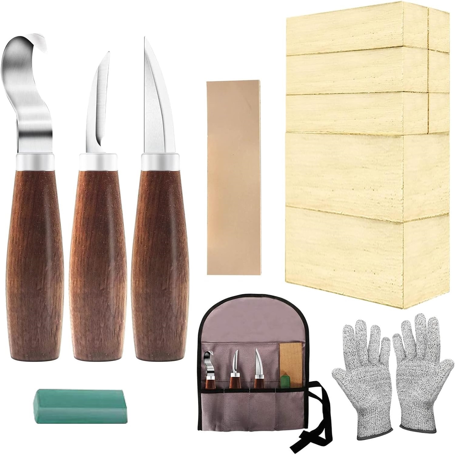 Wood Carving Beginner Kit with - Woodworking Kits For Adults ulasan dan harga