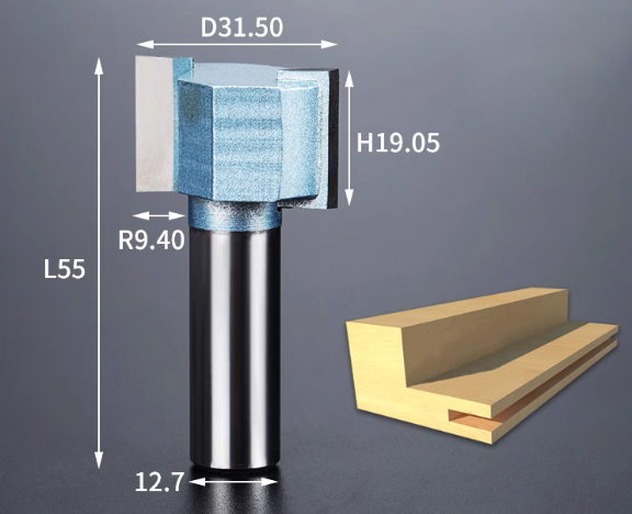 T-shaped Redwood Processing Wo - Woodworking Edge ulasan dan harga