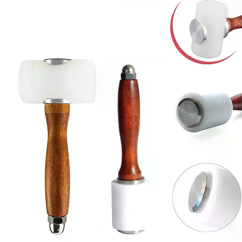1PC Leather Carving Hammer Lea - Wooden Mallet Carving ulasan dan harga