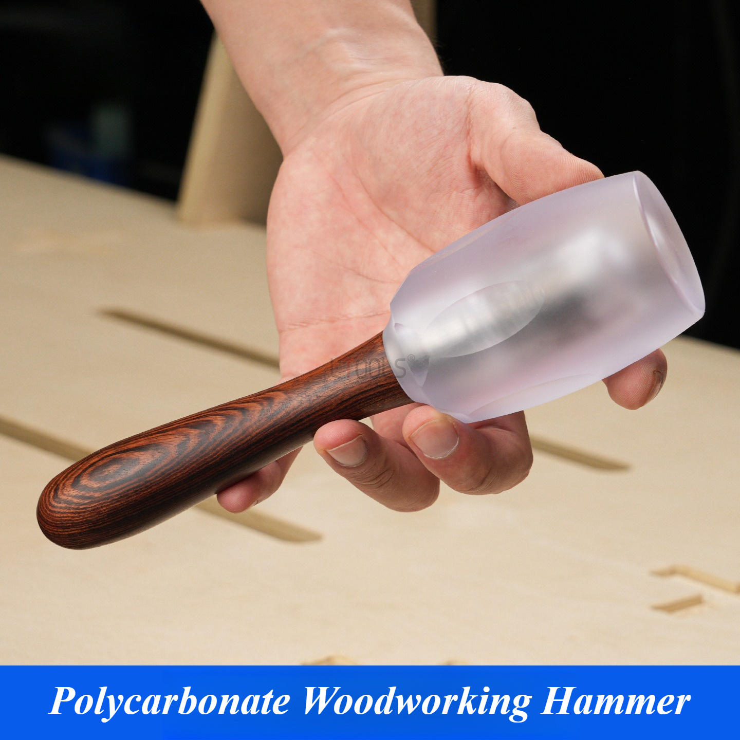 Anti Scratch Polycarbonate Woo - Wooden Mallet Carving ulasan dan harga