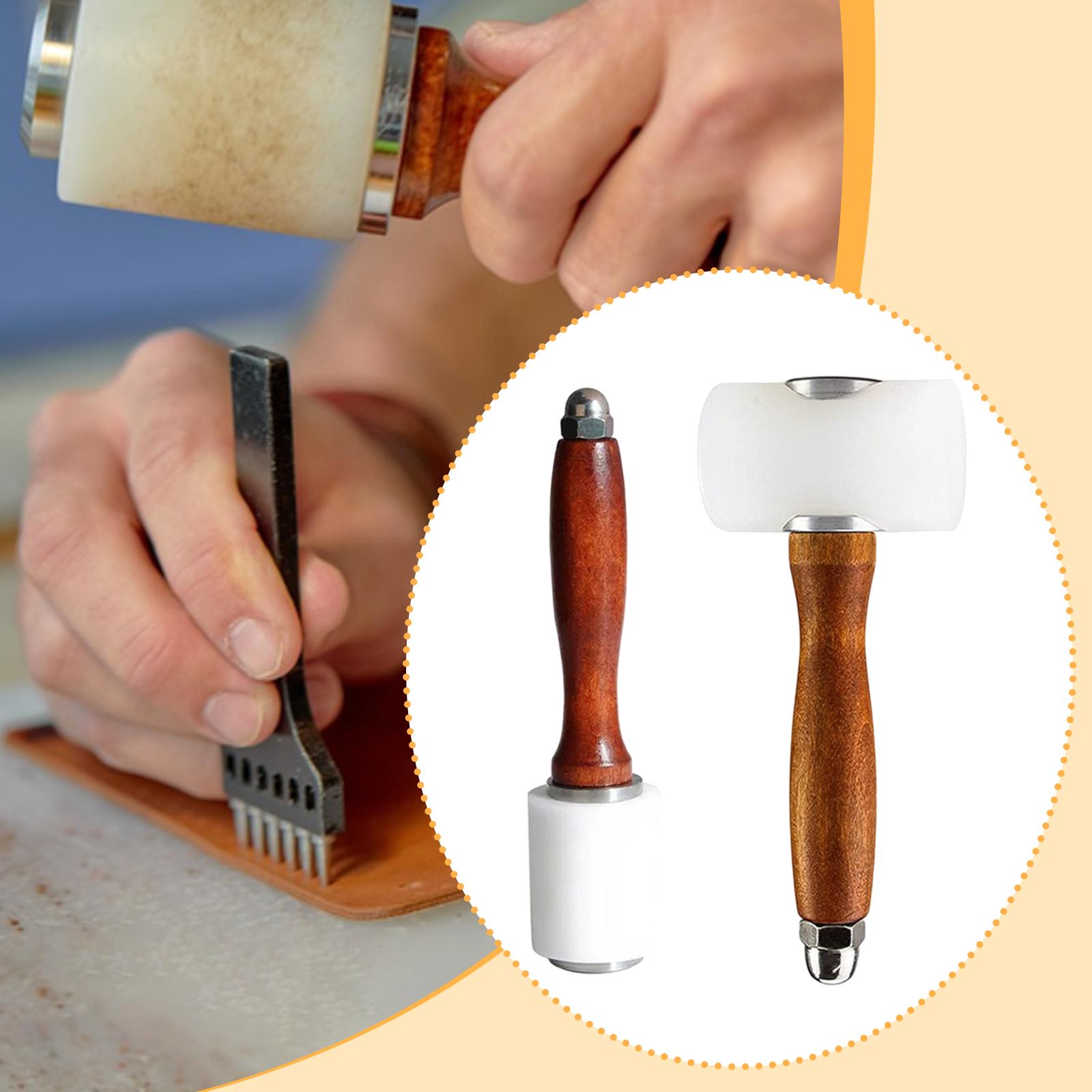 Leathercraft Hammer Supplies P - Wooden Mallet Carving ulasan dan harga