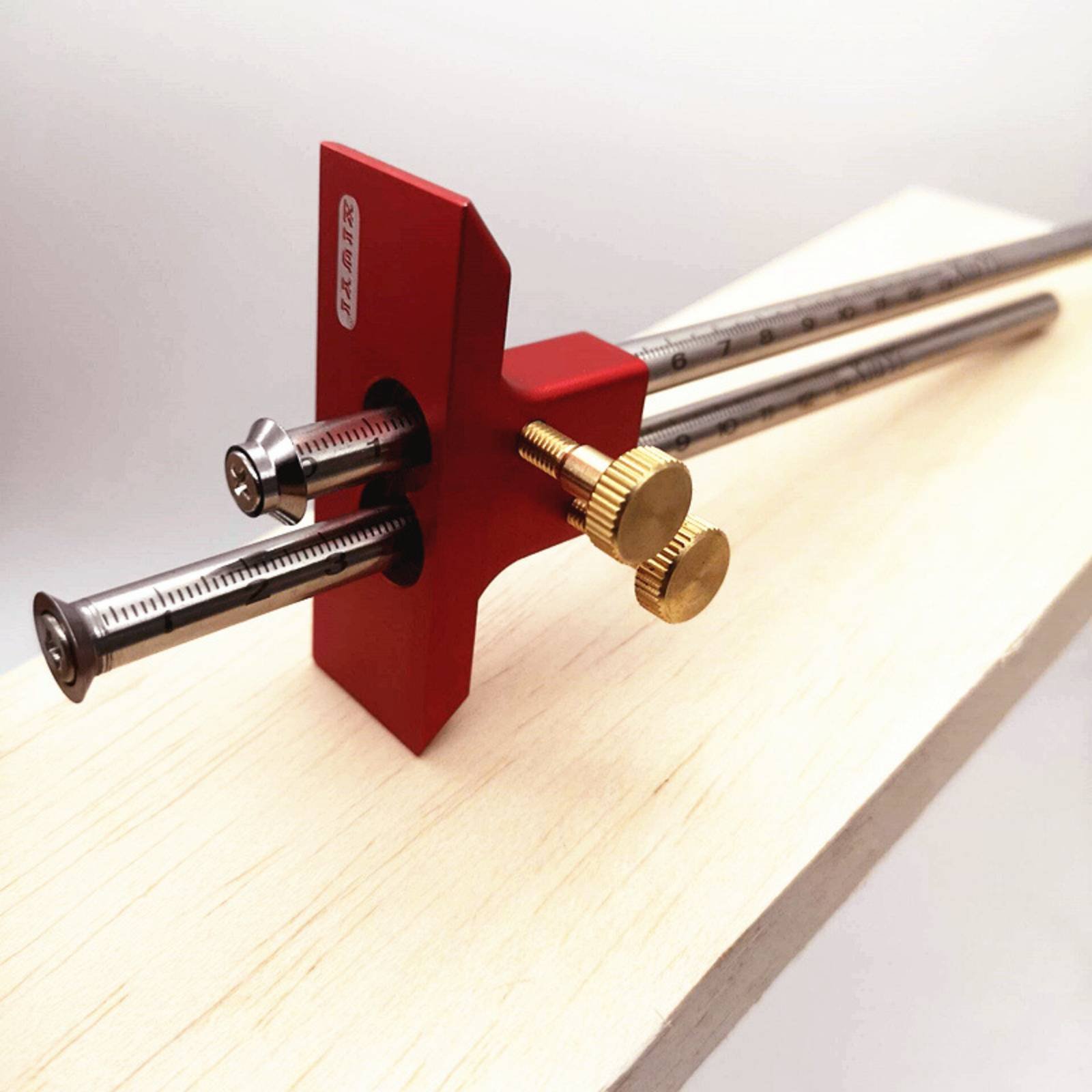 Double Head Marking Gauge Alum - Woodworking Marking Gauge ulasan dan harga