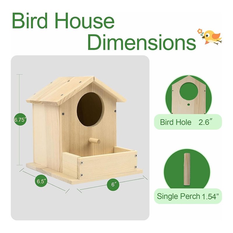 A76I-Bird House Kits For Adult - Woodworking Kits For Adults ulasan dan harga