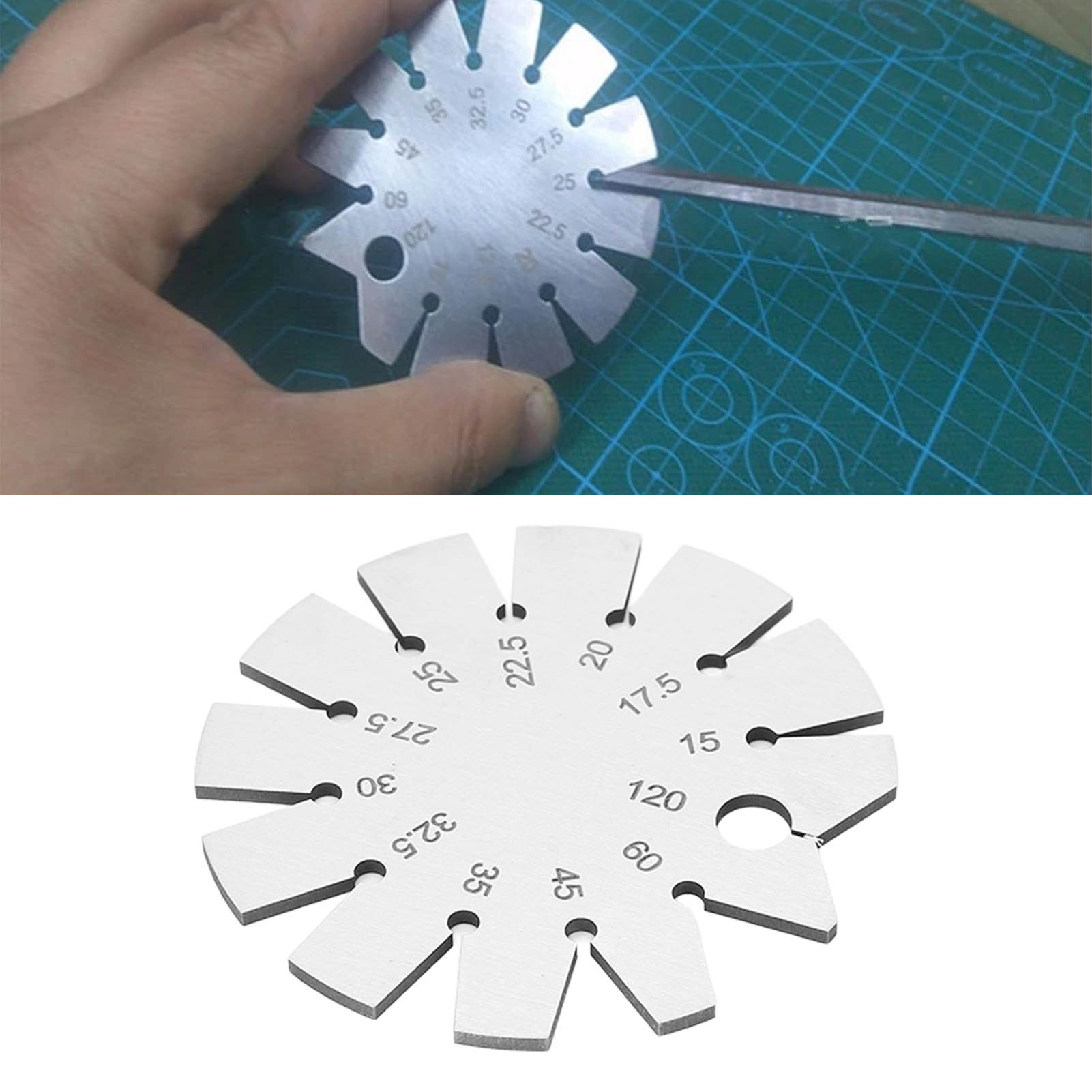 15-120 Degree Bevel Angle Prot - Woodworking Edge ulasan dan harga