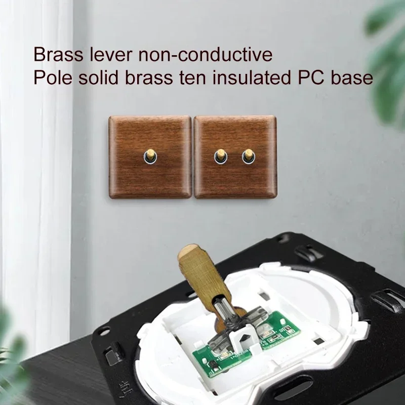 Retro Walnut Solid Wood Toggle - Woodworking Uk ulasan dan harga